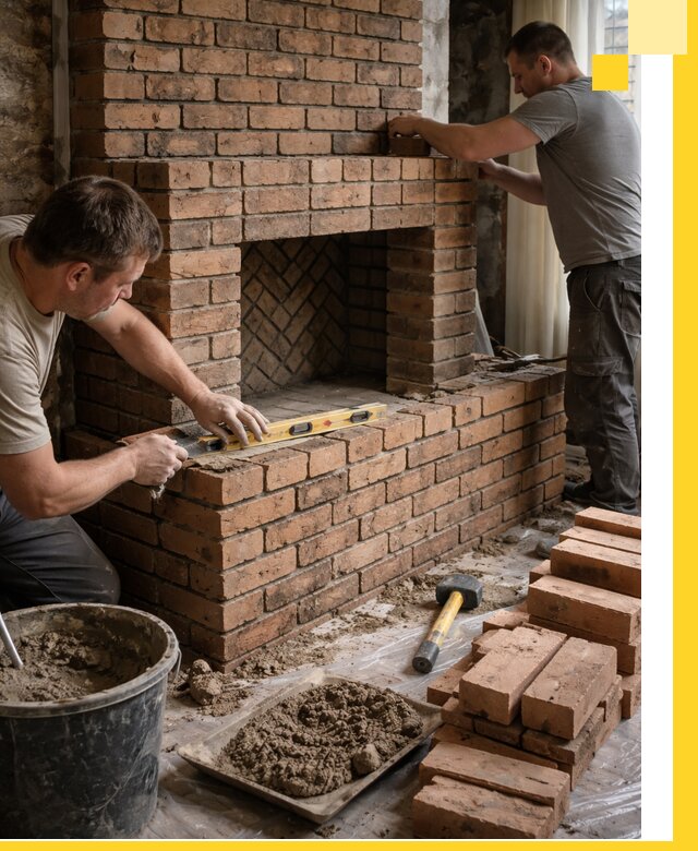 Изготовление и установка кирпичных каминов в Сорочинске