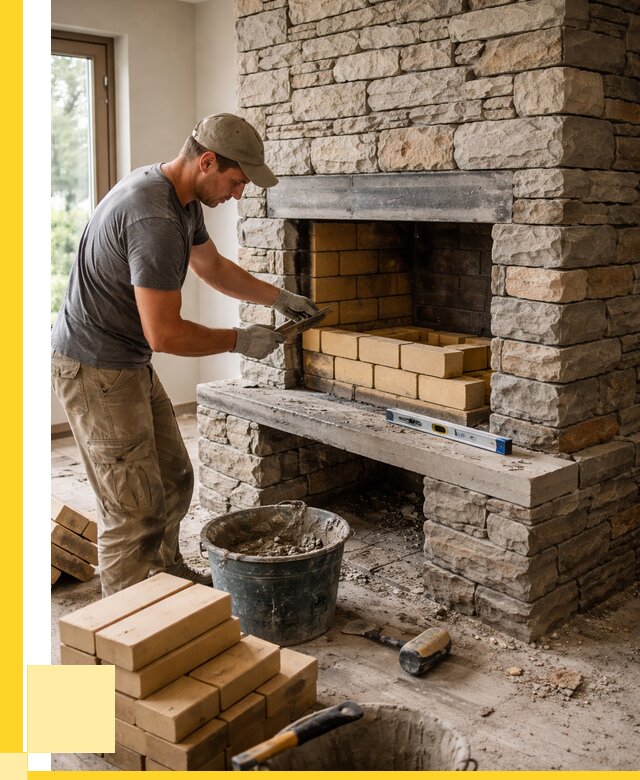 Кладка каминов и камина в Сорочинске от 25820 р. ЭриданСрч