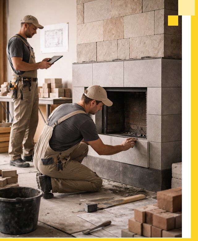 Индивидуальные проекты каминов и каминных систем в Сорочинске