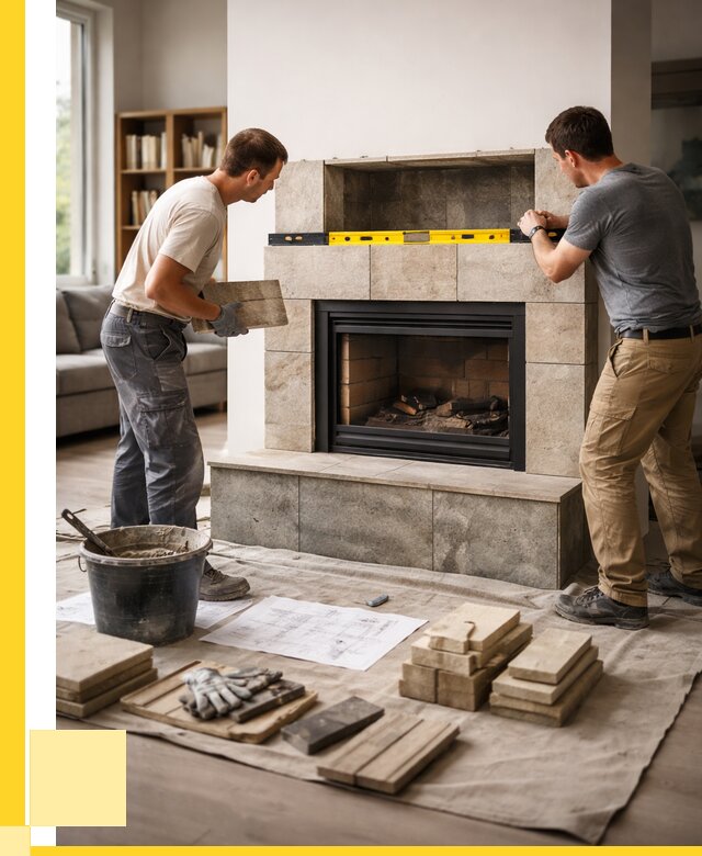 Монтаж каминов и установка в Сорочинске от 46476 р. | ЭриданСрч