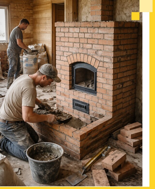 Профессиональное строительство печей в Сорочинске под ключ