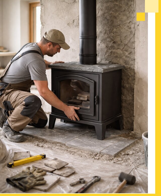 Профессиональный монтаж печей и каминов в Сорочинске под ключ