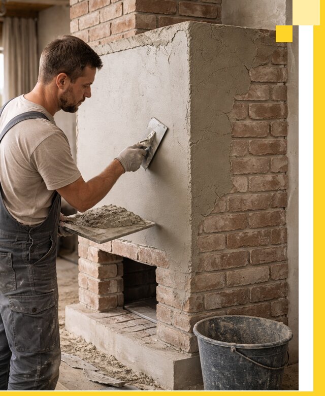 Отделка печей и облицовка каминов в Сорочинске под ключ