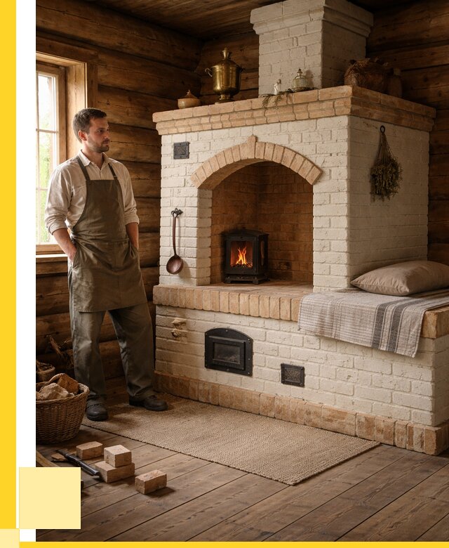 Русские печи с лежанкой под ключ в Сорочинске от 154920 р. ЭриданСрч