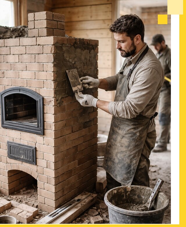 Изготовление и установка печей-шведок под ключ в Сорочинске