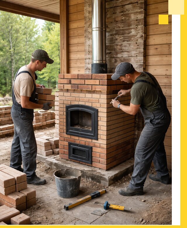 Производство и установка дачных печей под ключ в Сорочинске