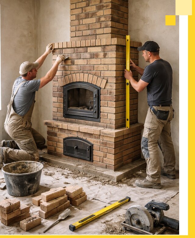 Продажа и установка печей и каминов для дома под ключ в Сорочинске