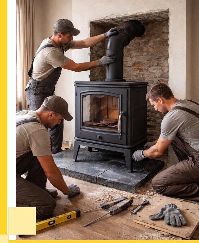 Монтаж печи камина в частном доме в Сорочинске от 25820 р. | ЭриданСрч
