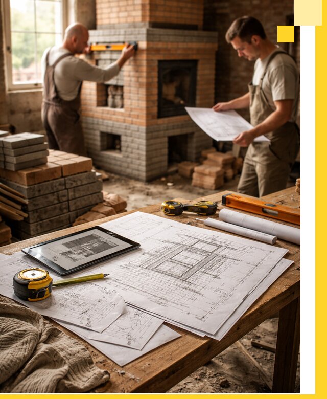 Проекты печей и каминов с индивидуальным дизайном в Сорочинске