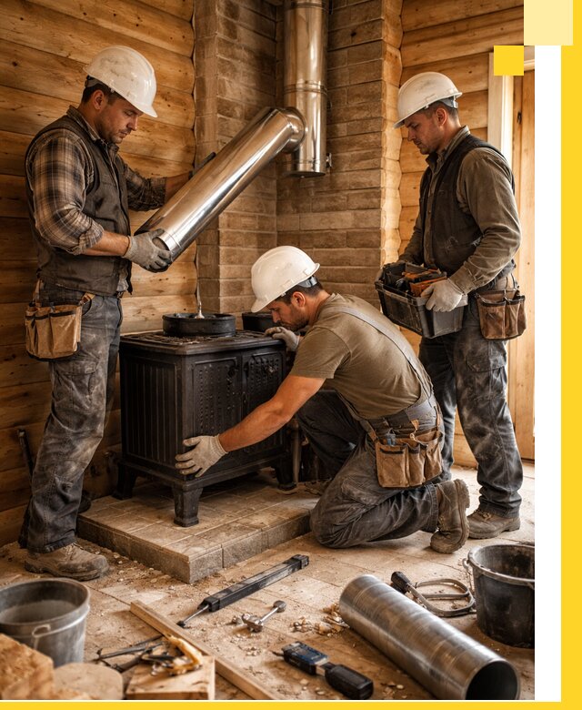 Профессиональный монтаж банных печей и дымоходов в Сорочинске