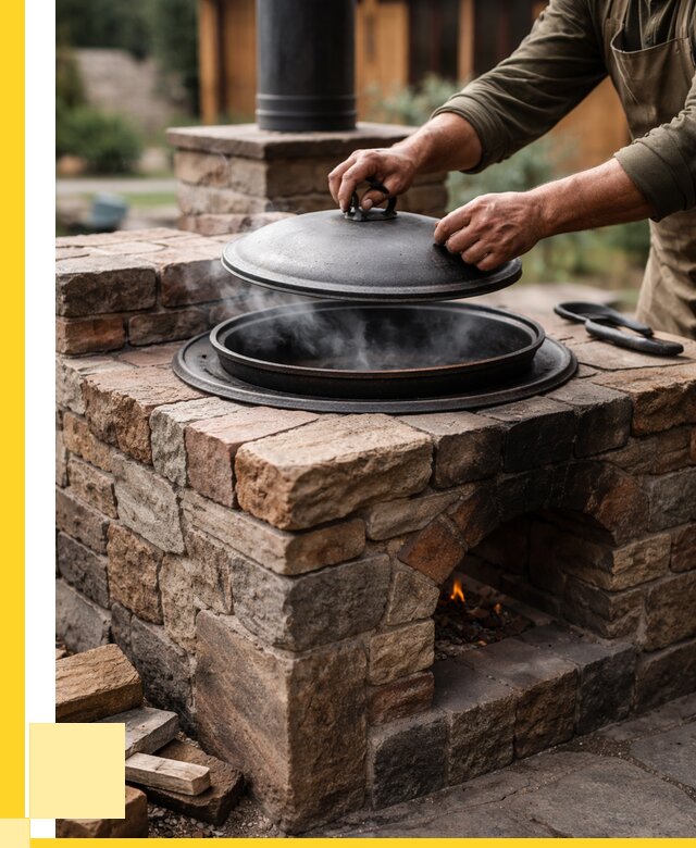 Печи для казана в Сорочинске по цене от 18590 р. | ЭриданСрч