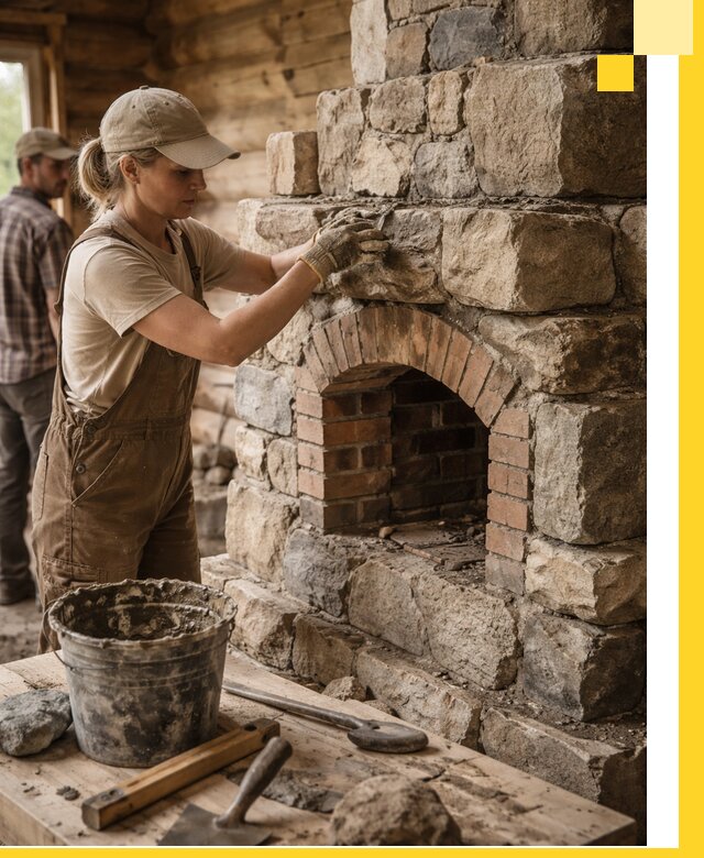 Каменные печи на заказ и монтаж в Сорочинске, долговечные решения