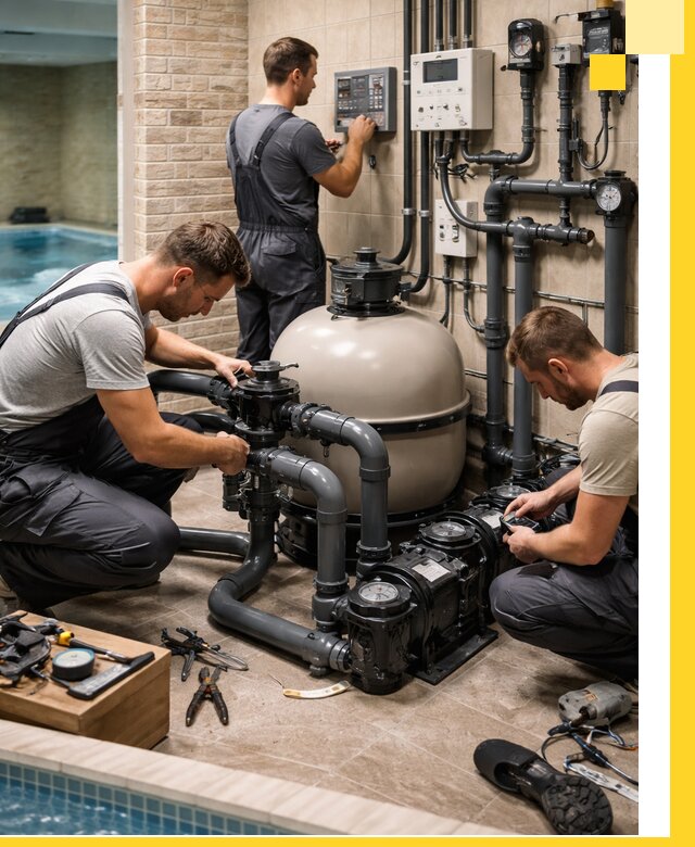 Комплексное оборудование для бассейнов под ключ в Сорочинске