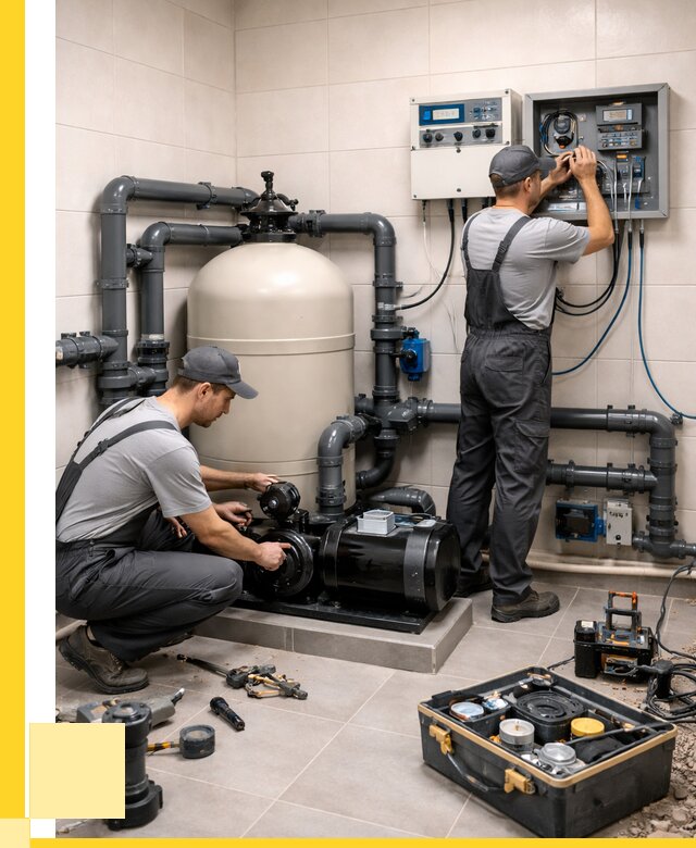 Монтаж оборудования для бассейнов в Сорочинске от 41312 р. | ЭриданСрч