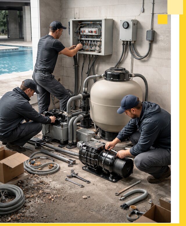 Профессиональный монтаж оборудования для бассейнов в Сорочинске