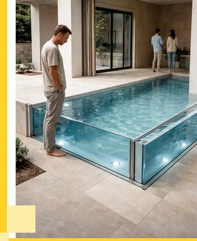 Стеклянные бассейны в Сорочинске от 1239360 р. | ЭриданСрч — мозаика