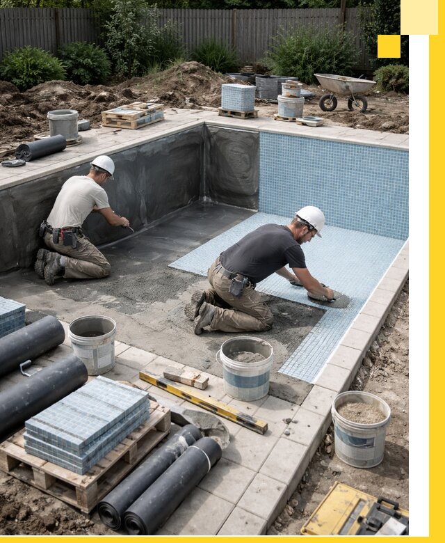 Проектирование и строительство стационарных бассейнов в Сорочинске