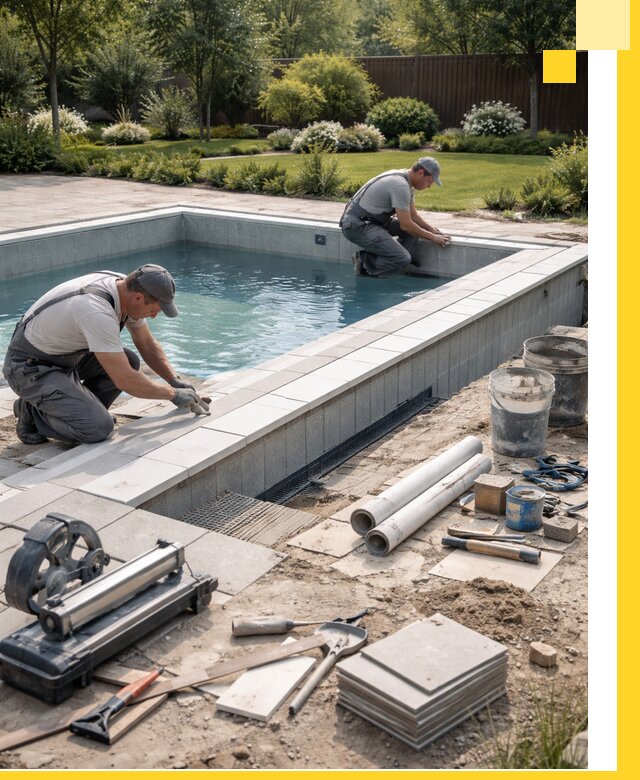 Строительство открытых бассейнов под ключ в Сорочинске профессионально