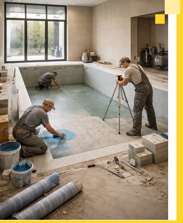 Проект и строительство закрытых бассейнов в Сорочинске под ключ