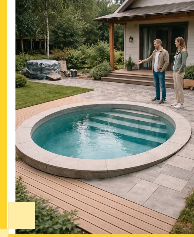 Бассейн на даче под ключ в Сорочинске от 206560 р., ЭриданСрч