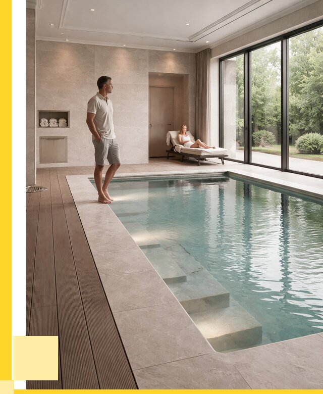 Бассейны в коттедже под ключ в Сорочинске от 1239360 р. | ЭриданСрч