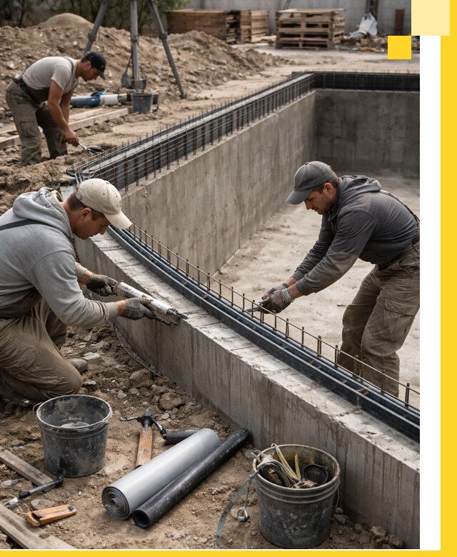 Качественный монтаж чаши бассейна в Сорочинске под ключ с гарантией