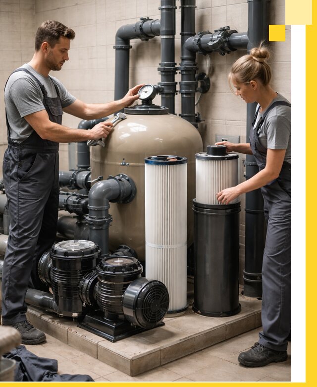 Фильтры и системы фильтрации для бассейнов в Сорочинске