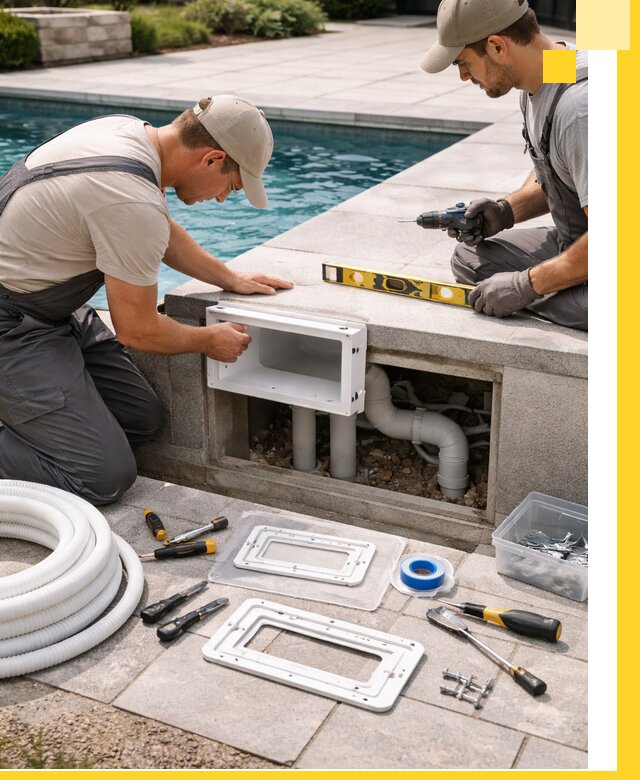 Поставка и установка скиммеров для бассейнов в Сорочинске