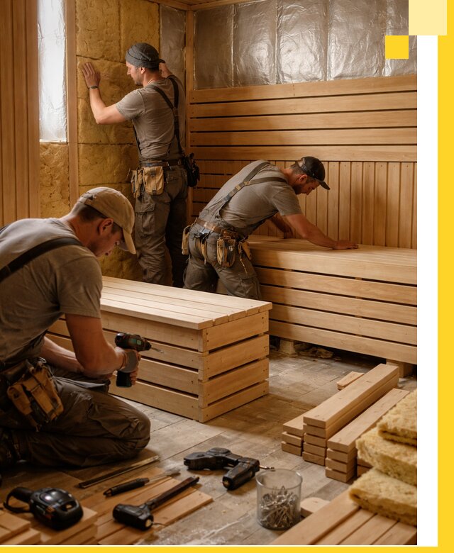 Профессиональное строительство саун под ключ в Сорочинске