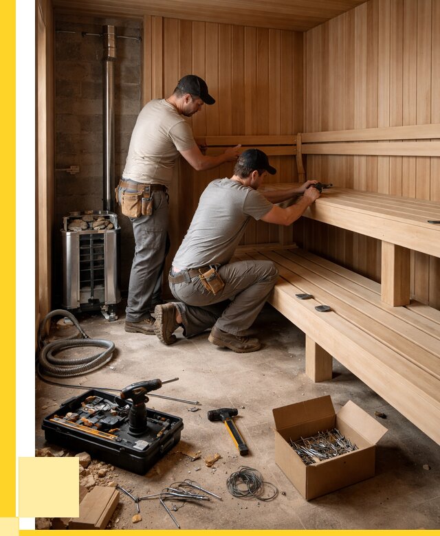 Монтаж саун под ключ в Сорочинске от 123936 р. | ЭриданСрч