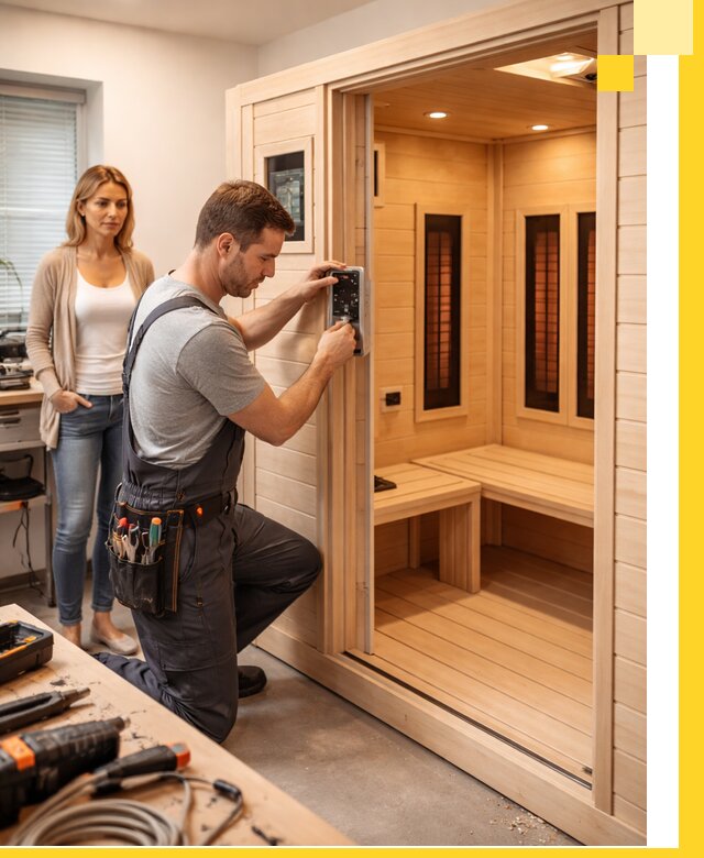 Инфракрасные сауны под ключ в Сорочинске продажа и установка