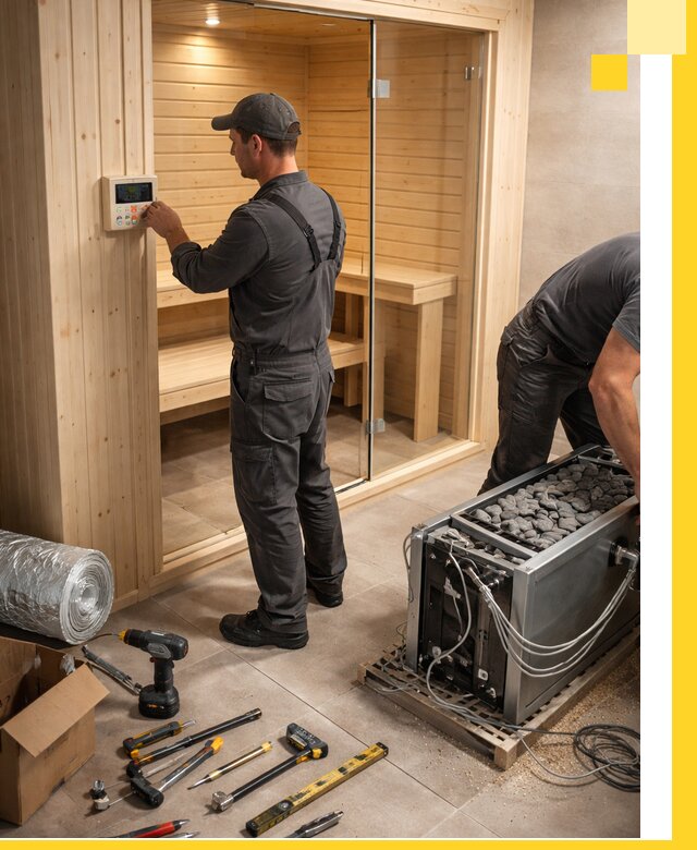 Поставка, установка и монтаж электрических саун в Сорочинске