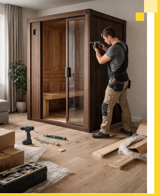 Установка и производство мини саун под ключ в Сорочинске