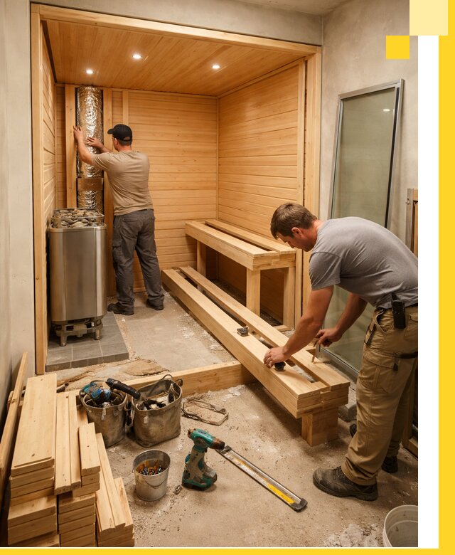 Проектирование и установка домашних саун под ключ в Сорочинске