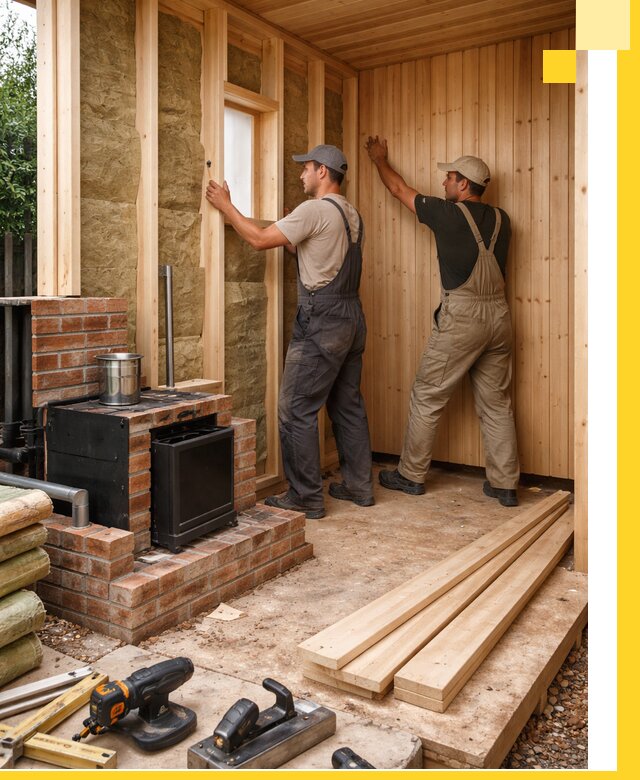 Строительство и установка дачных саун под ключ в Сорочинске