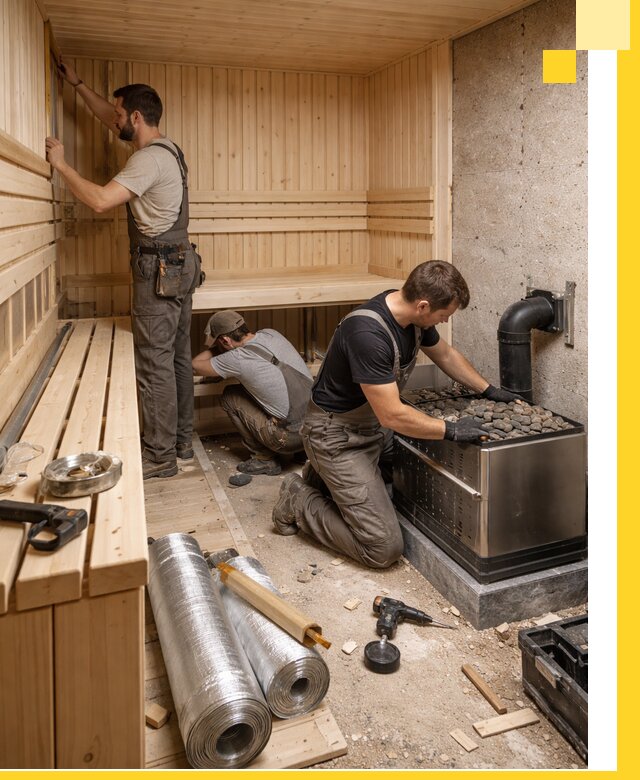 Индивидуальные сауны на заказ в Сорочинске под ключ, проект и монтаж