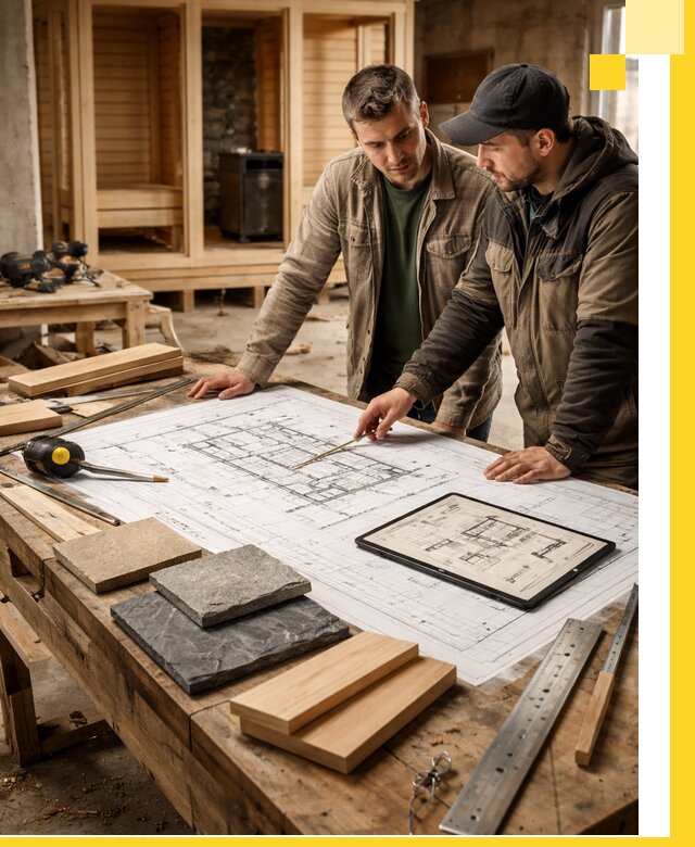 Проекты бань под ключ и планы строительства в Сорочинске