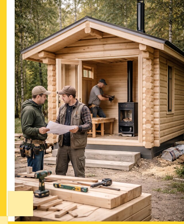 Монтаж бань под ключ в Сорочинске — от 206560 р. | ЭриданСрч