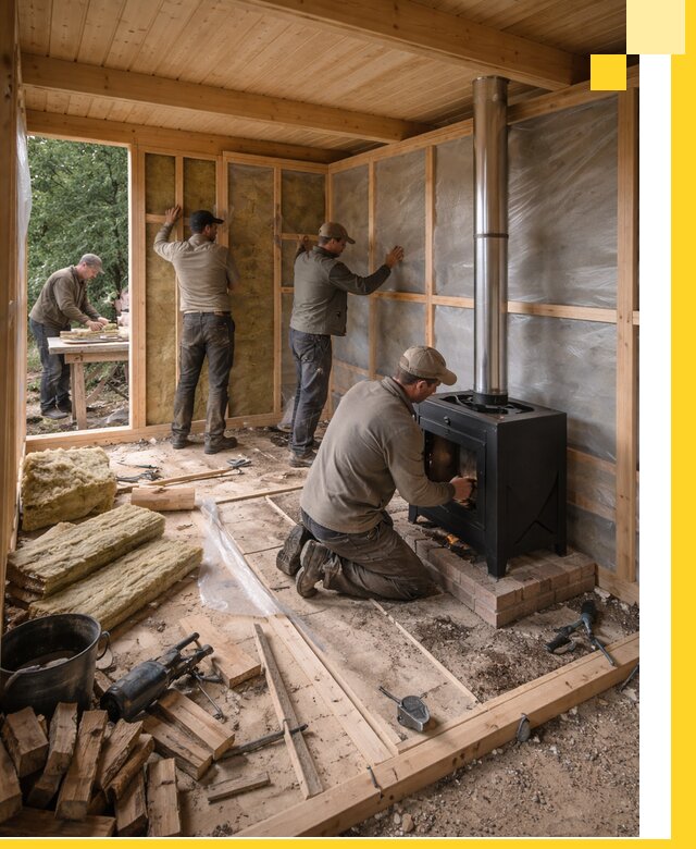 Профессиональный монтаж бань под ключ в Сорочинске для дома