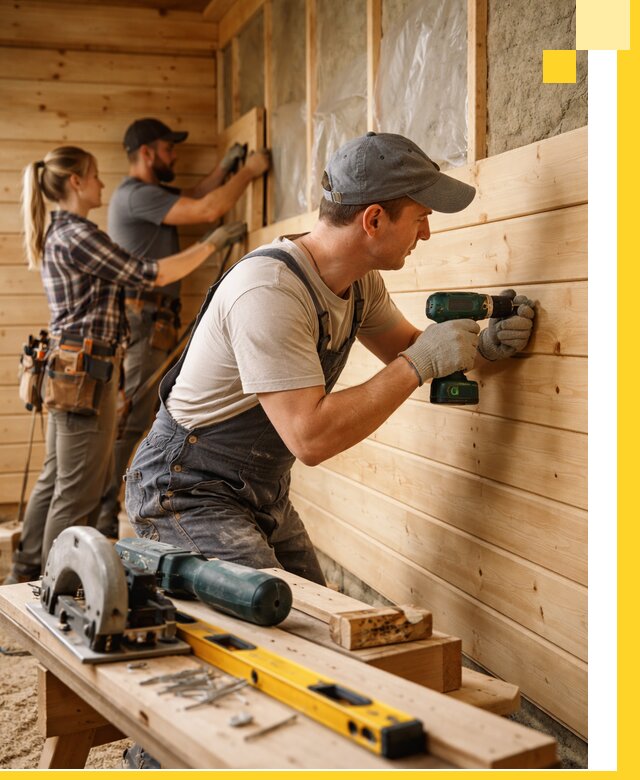 Обшивка бань под ключ в Сорочинске: отделка стен и потолков