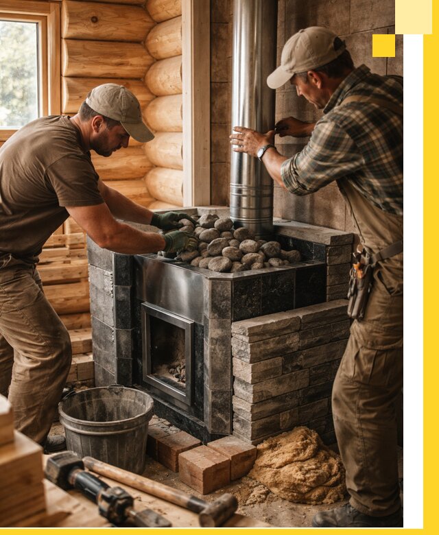 Строительство и отделка русских бань под ключ в Сорочинске