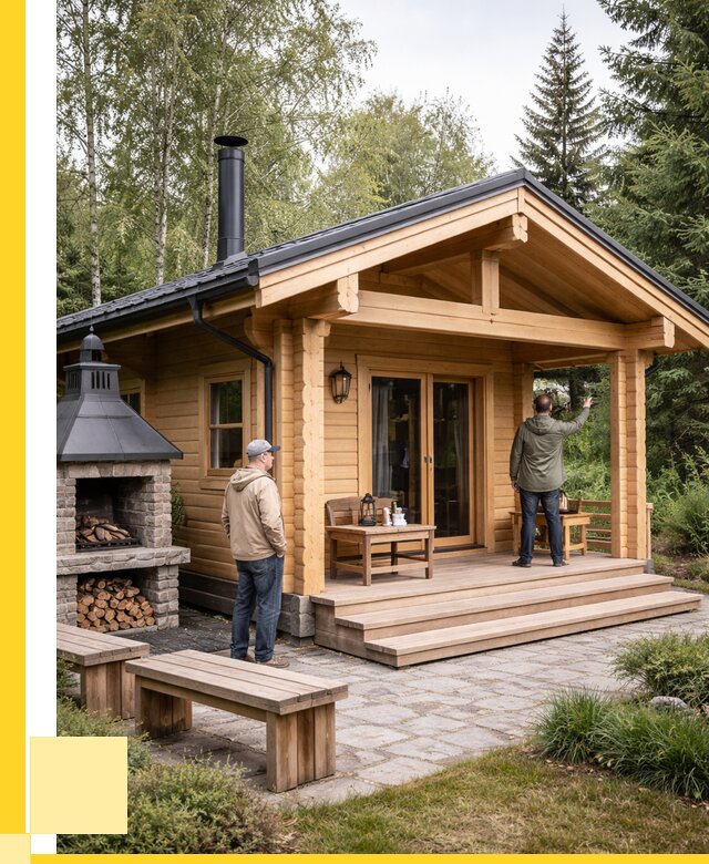 Деревянные бани под ключ в Сорочинске от 464760 р. | ЭриданСрч