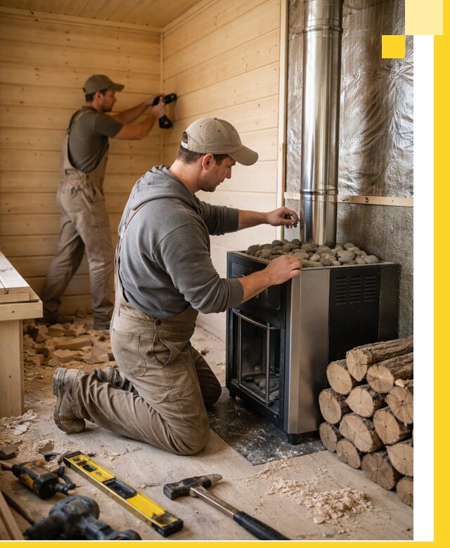 Строительство деревянных бань под ключ в Сорочинске проекты и монтаж