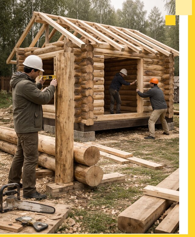 Строительство бань для дачи под ключ в Сорочинске с доставкой и монтажом