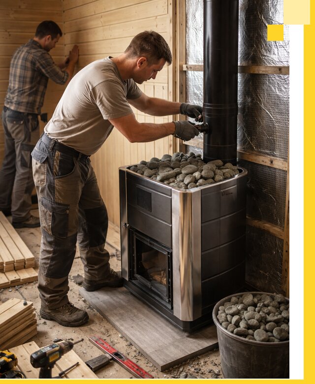 Проектирование и строительство парилок для бани в Сорочинске под ключ