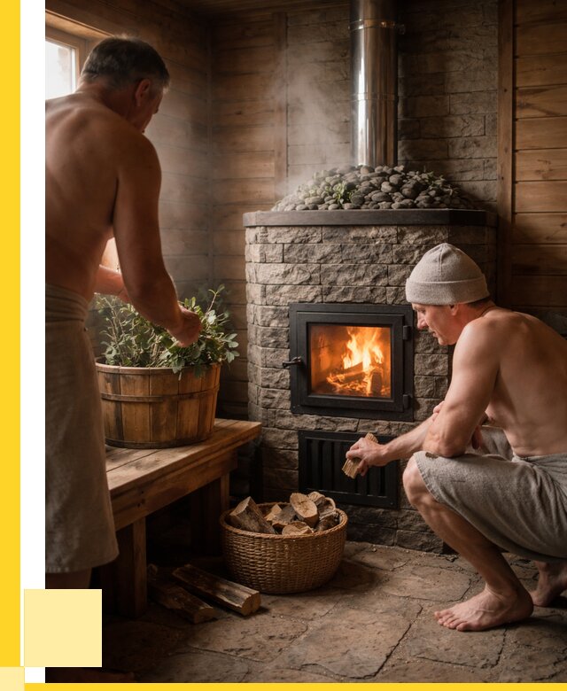 Банные печи под ключ в Сорочинске от 46476 р. | ЭриданСрч кирпичная