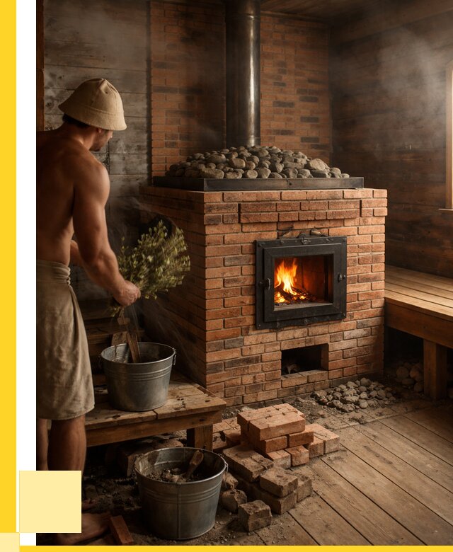 Кирпичные банные печи в Сорочинске от 92952 р. | ЭриданСрч