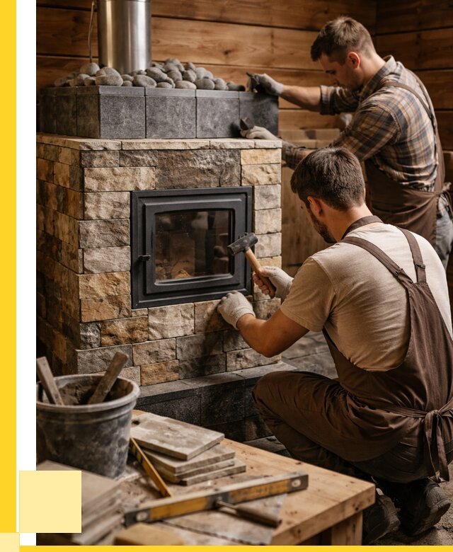 Облицовка банной печи в Сорочинске от 15492 р. | ЭриданСрч