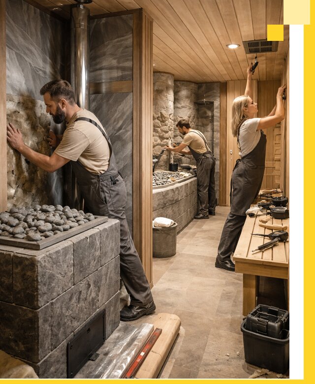 Строительство бань и SPA процедур в Сорочинске под ключ и отделкой