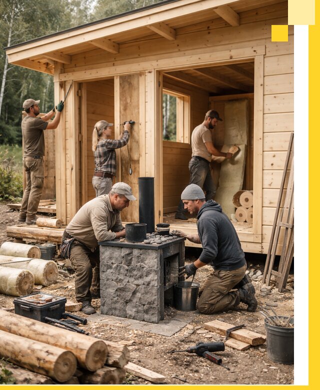 Купить баню под ключ в Сорочинске строительство монтаж отделка